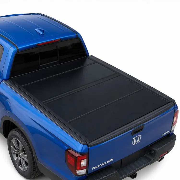 Penutup Tonneau Lipat Empat Keras Profil Rendah untuk Honda Ridgeline